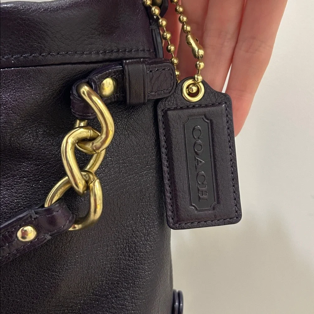 Coach Brooke Hobo Shoulder Bag in Eggplant